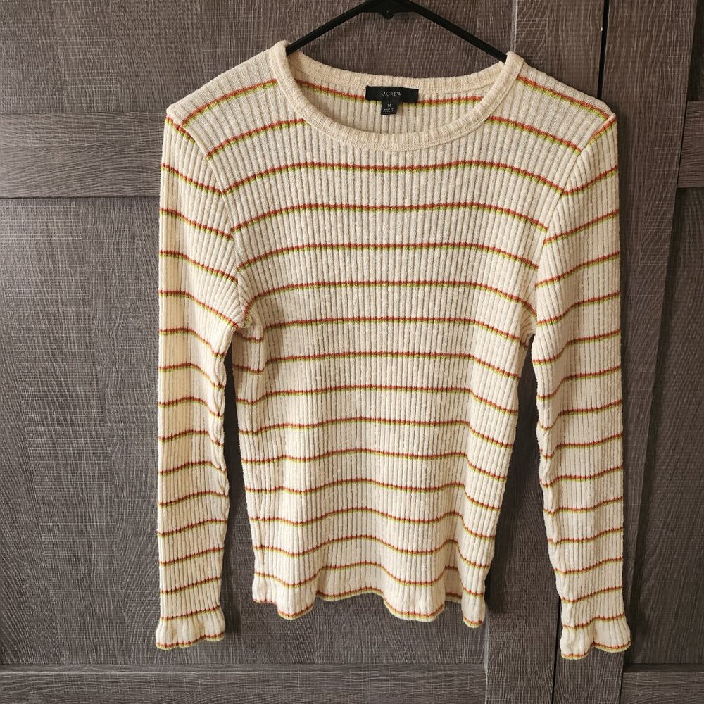 🆕J.Crew Shirt - Slim Perfect Ribbed Long-Sleeve